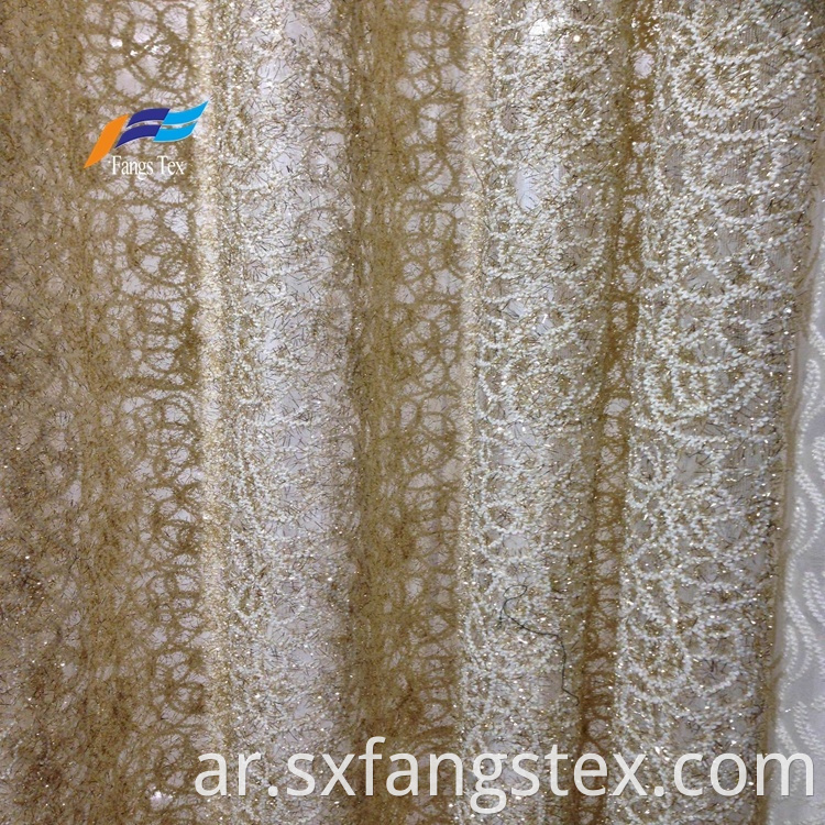 100% Polyester Embroidered Wide Voile Curtain Fabric 2